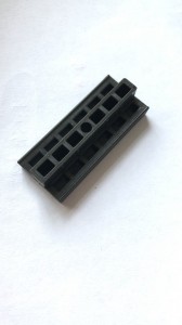 Connecteur de pièces en caoutchouc et plastique, vis en acier inoxydable pour terrasse avec clips, vente en gros d'usine