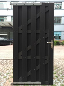 Pannello per recinzione tradizionale da giardino privato con doghe in alluminio B cavo 115X10mm all'ingrosso