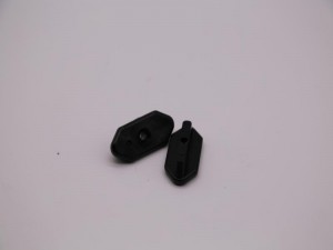 Connecteur de pièces en caoutchouc et plastique, vis en acier inoxydable pour terrasse avec clips, vente en gros d'usine