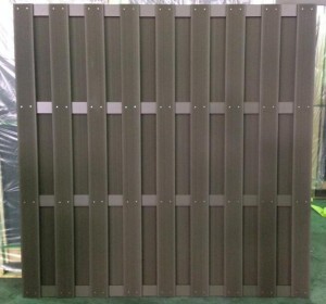 Pannello per recinzione tradizionale da giardino privato con doghe in alluminio B cavo 115X10mm all'ingrosso